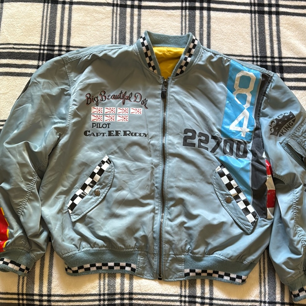 Vintage Avirex Bomber Jacket Avirex Miss Miami Avirex 1989 Jacket Size Medium